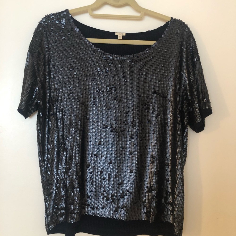 J. Crew slouchy sequin tip